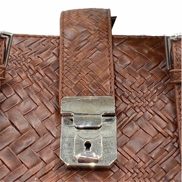 Ashro Woven Handbag Purse Multi compartments - Picture 2 of 12